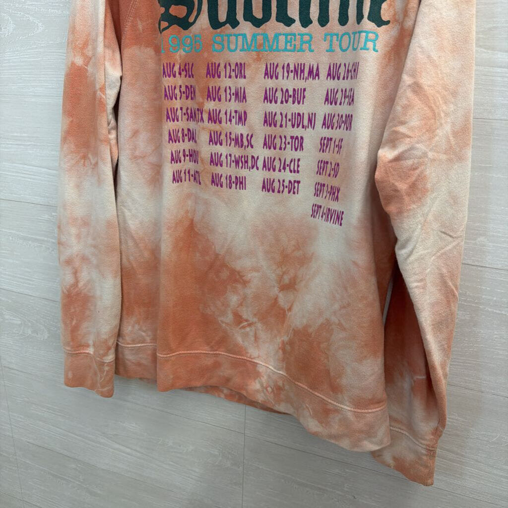 Sublime Pink Tie Dye Hoodie Extra Large