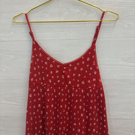 Urban Outfitters Red Textured Print Dress Small