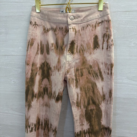 Free People Purple Tie Dye Just Float On Flare Pants 25