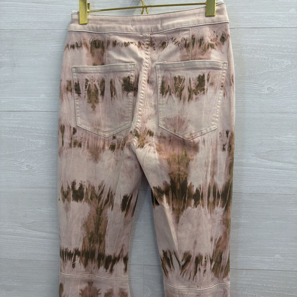Free People Purple Tie Dye Just Float On Flare Pants 25