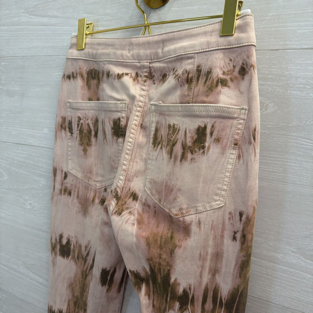 Free People Purple Tie Dye Just Float On Flare Pants 25