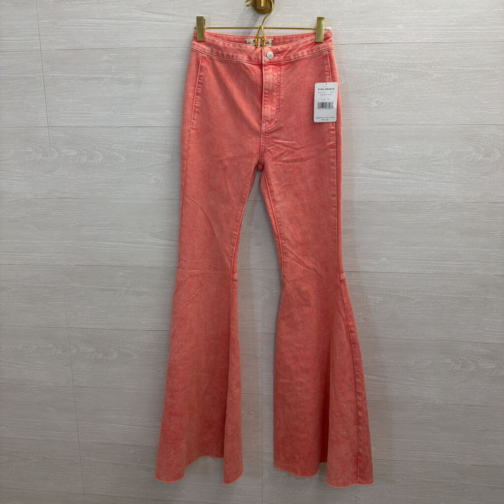 We The Free Pink Flare Leg Jeans 24