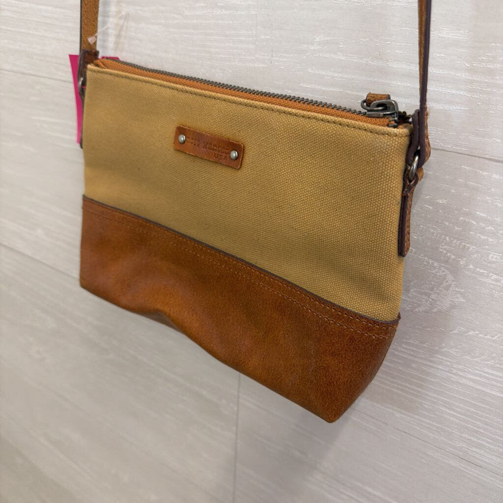 Most Wanted USA Brown Leather Detail Crossbody Purse