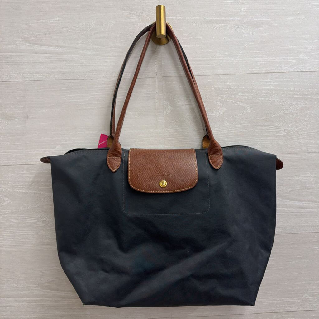 Longchamp Navy Le Pilage Nylon Tote Purse