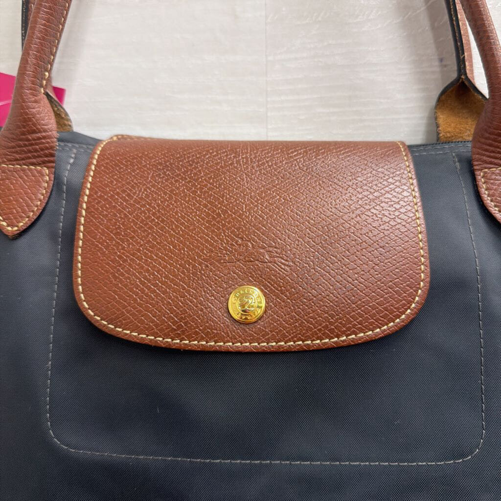 Longchamp Navy Le Pilage Nylon Tote Purse