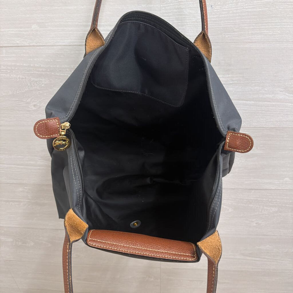 Longchamp Navy Le Pilage Nylon Tote Purse