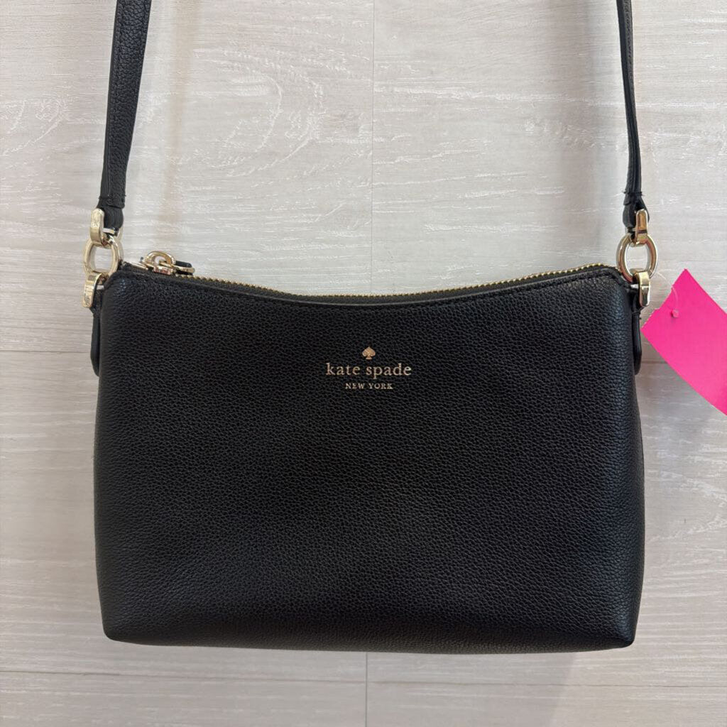 Kate Spade Black Leather Bailey Crossbody Purse