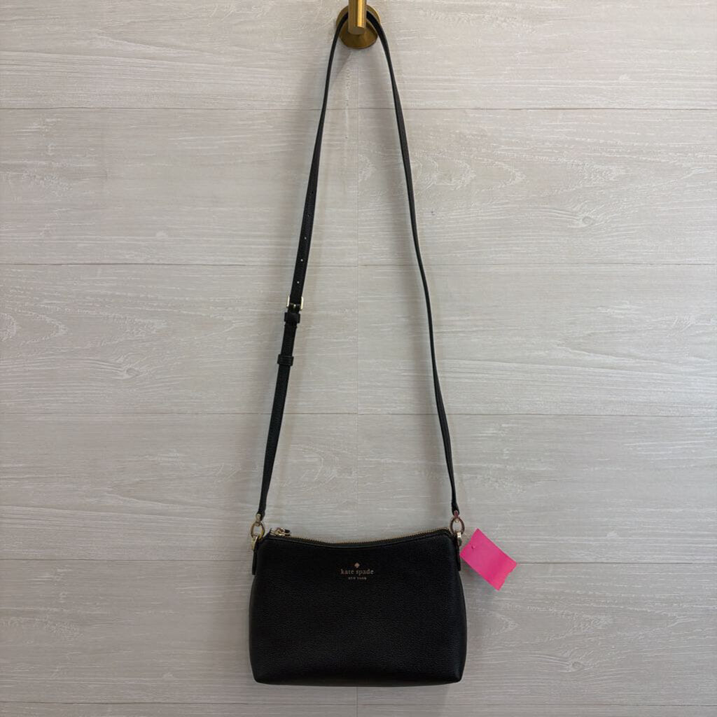 Kate Spade Black Leather Bailey Crossbody Purse
