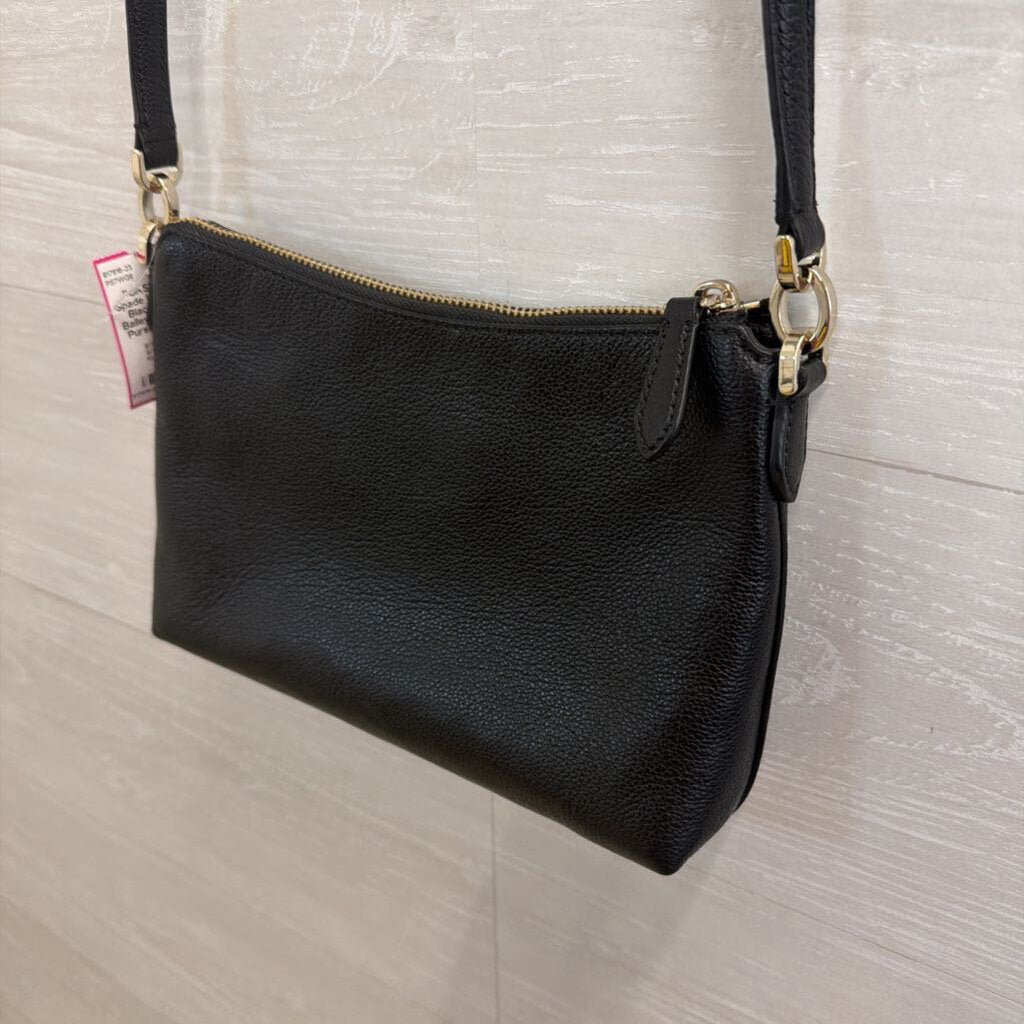 Kate Spade Black Leather Bailey Crossbody Purse