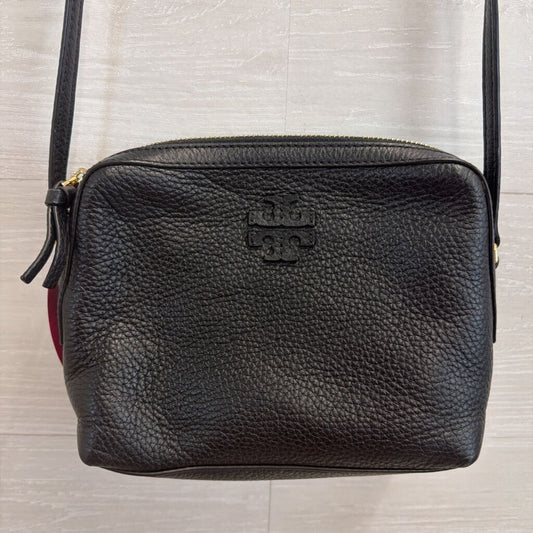 Tory Burch Black Leather Crossbody Purse