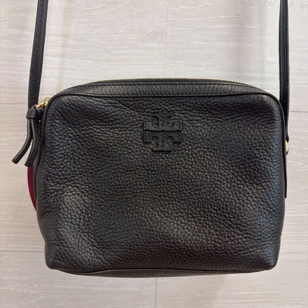 Tory Burch Black Leather Crossbody Purse