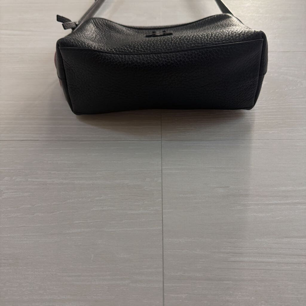 Tory Burch Black Leather Crossbody Purse