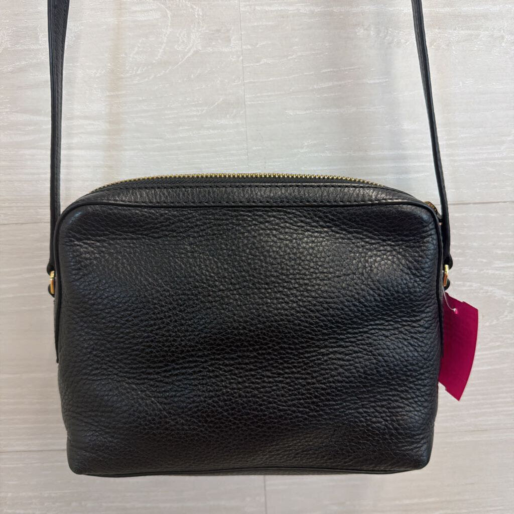 Tory Burch Black Leather Crossbody Purse