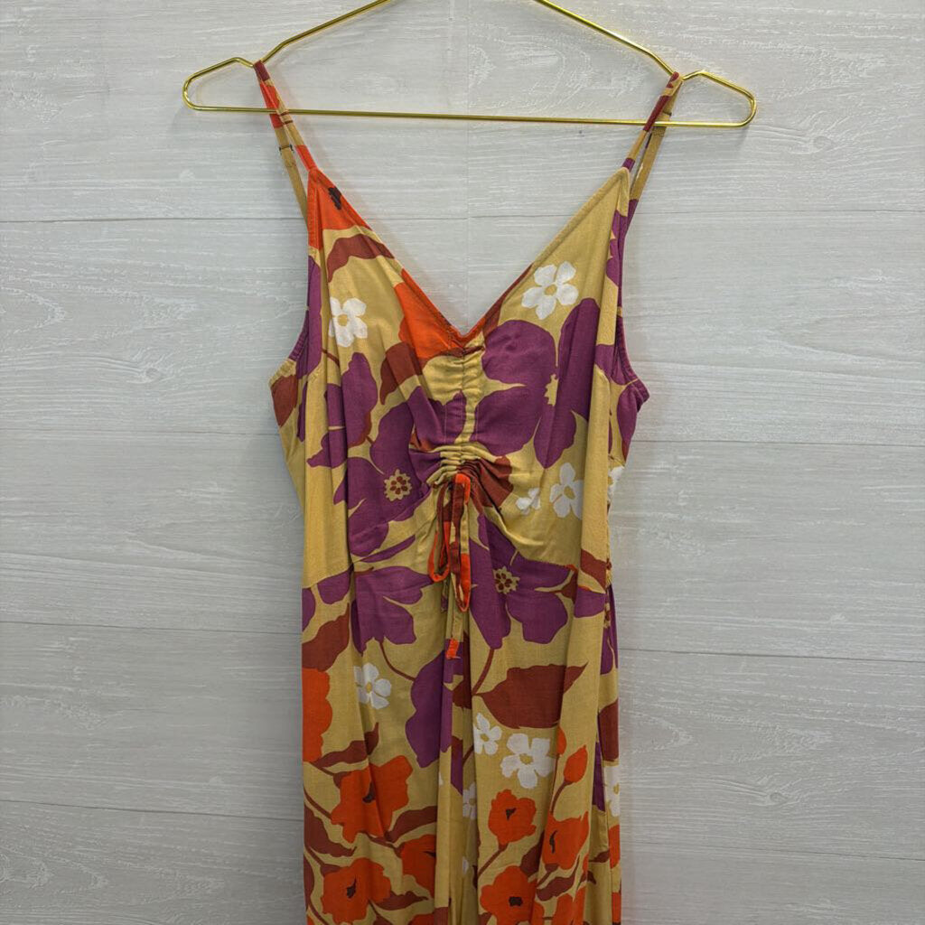 Japna Yellow/ Multi Print Jumpsuit Large