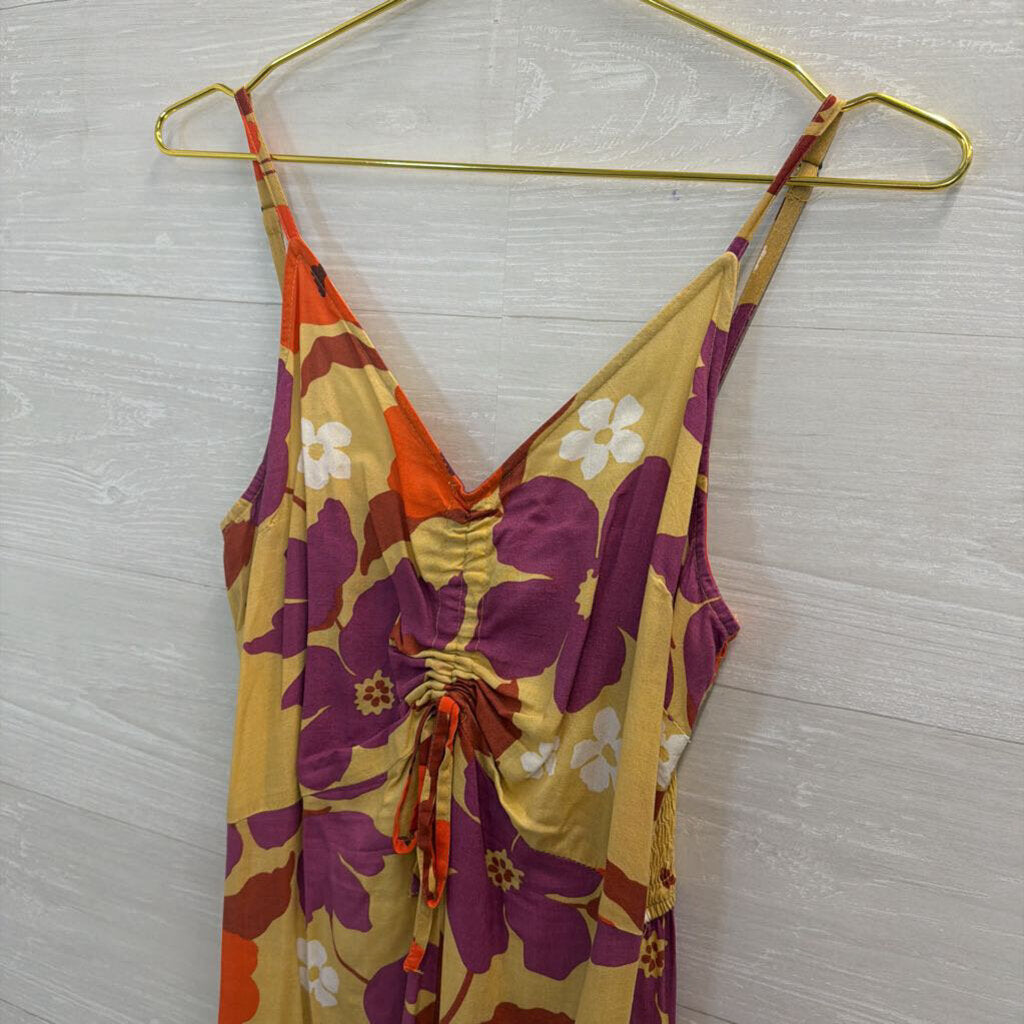 Japna Yellow/ Multi Print Jumpsuit Large