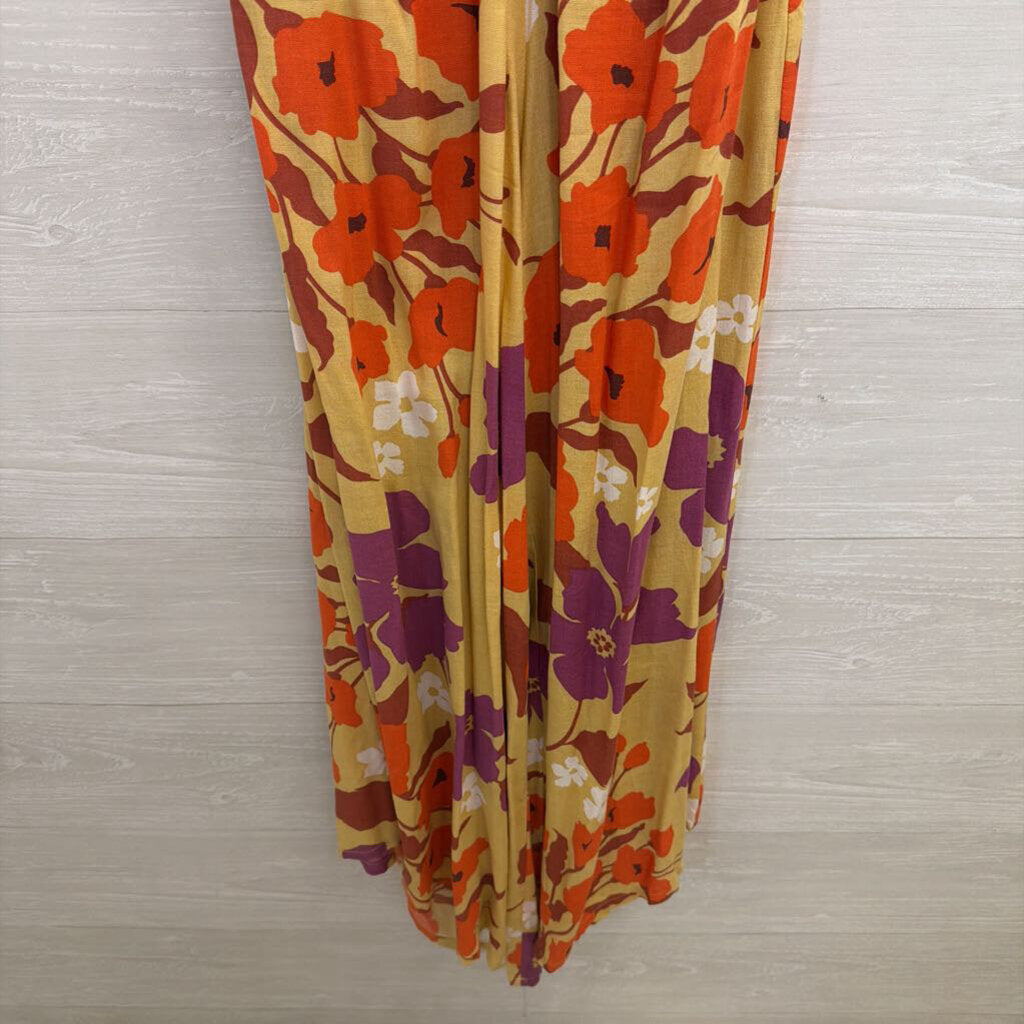 Japna Yellow/ Multi Print Jumpsuit Large