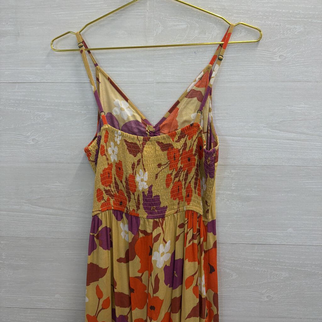 Japna Yellow/ Multi Print Jumpsuit Large