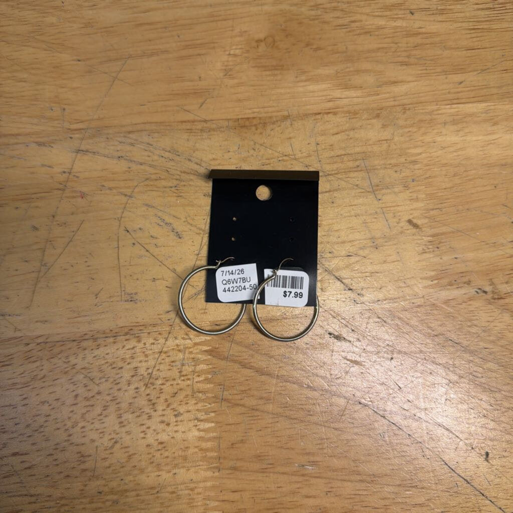 Silver Hoop Earrings
