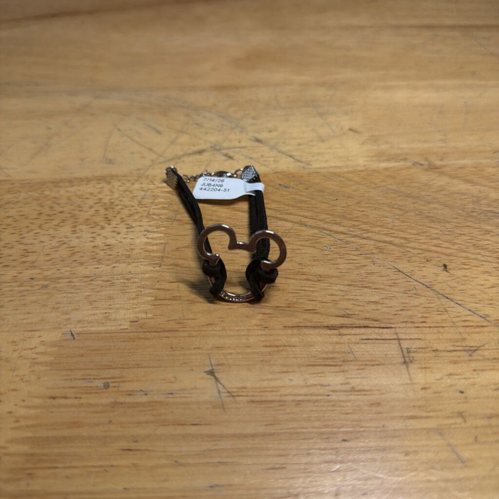 Black/ Silver Mickey Bracelet