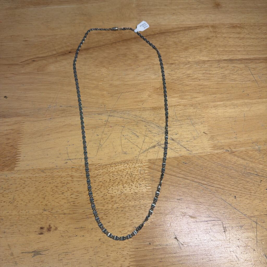 Silver Long Chain Necklace