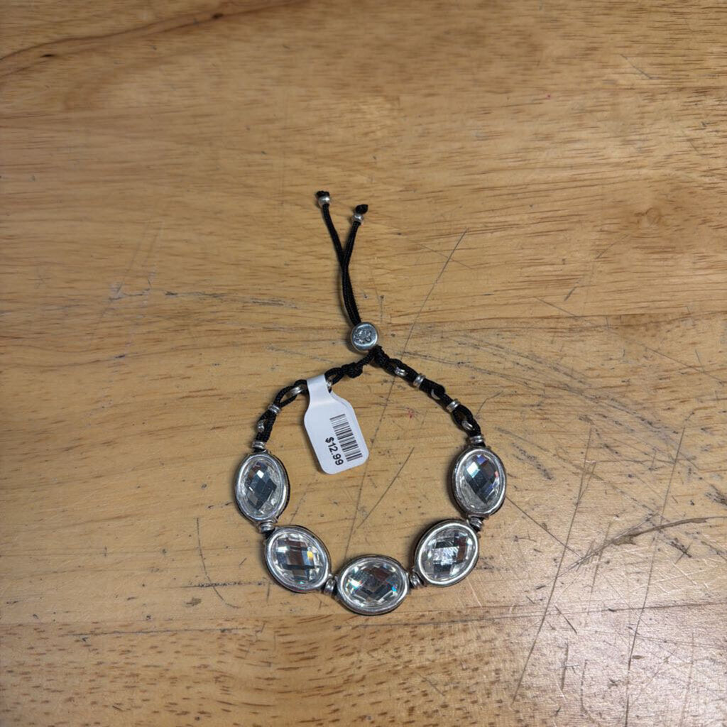 Black/ Silver Rhinestone Bracelet