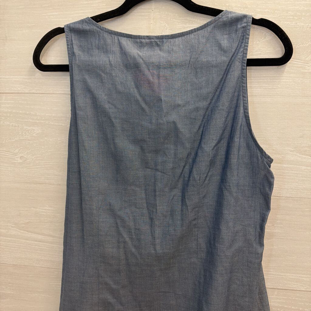 Cabi Blue 100% Cotton Tank Top Medium