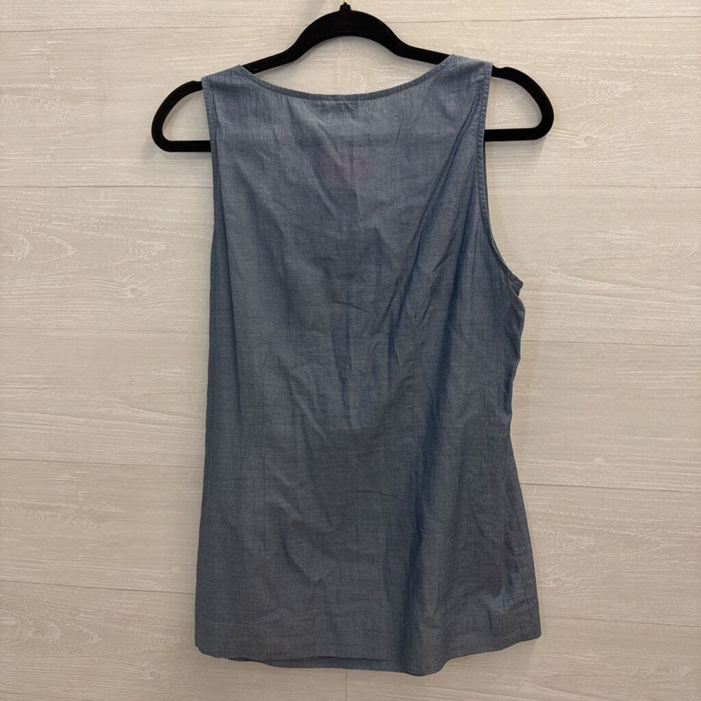 Cabi Blue 100% Cotton Tank Top Medium