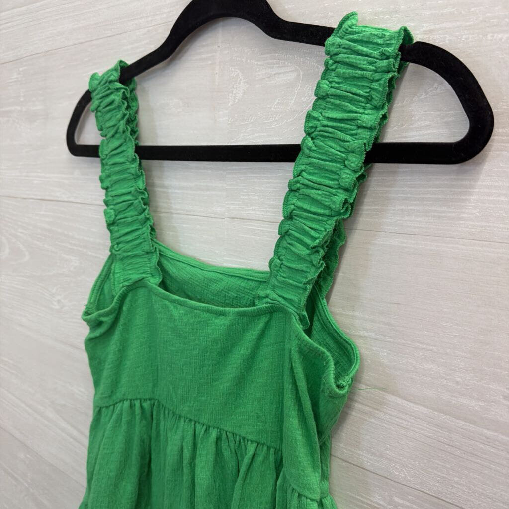 Altar'd State Green Tiered Tank Top Medium