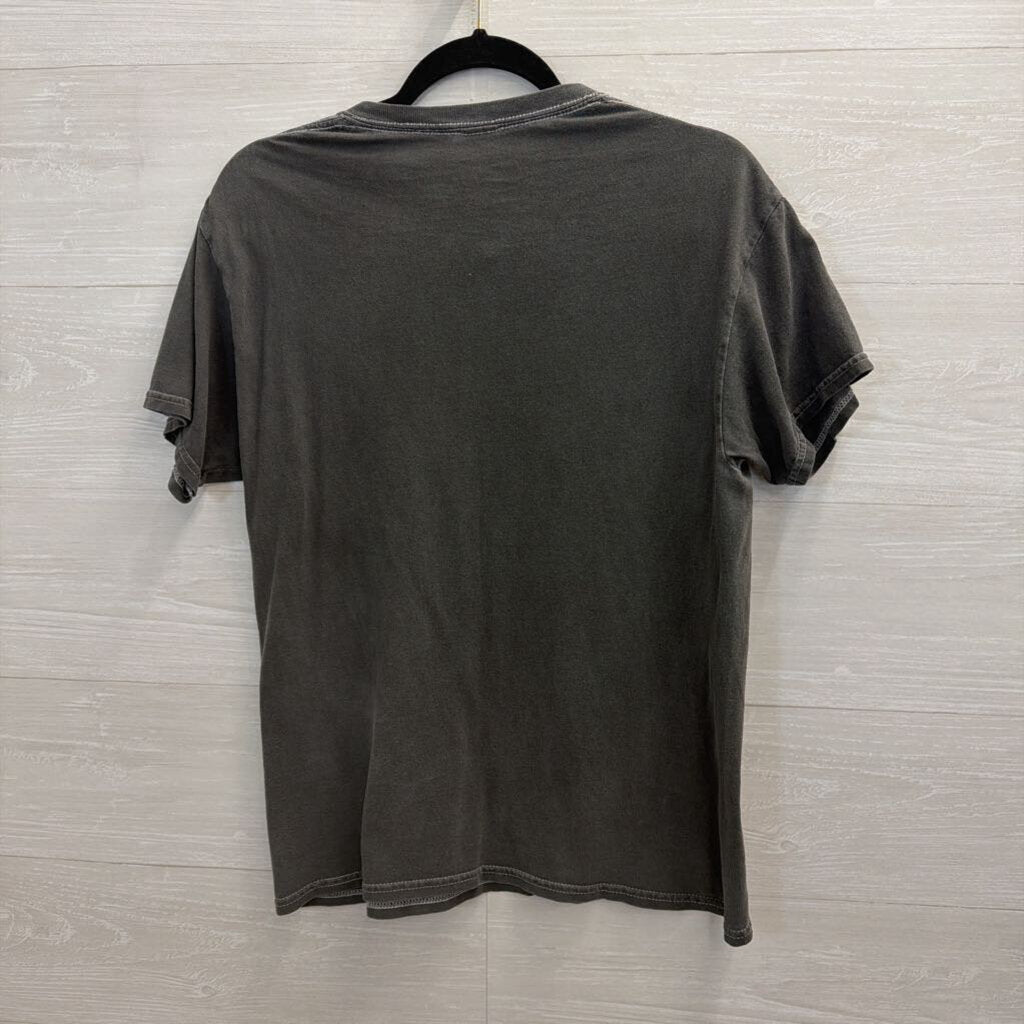 Def Leppard Grey/ Multi Distressed Short Sleeve Graphic Tee Small