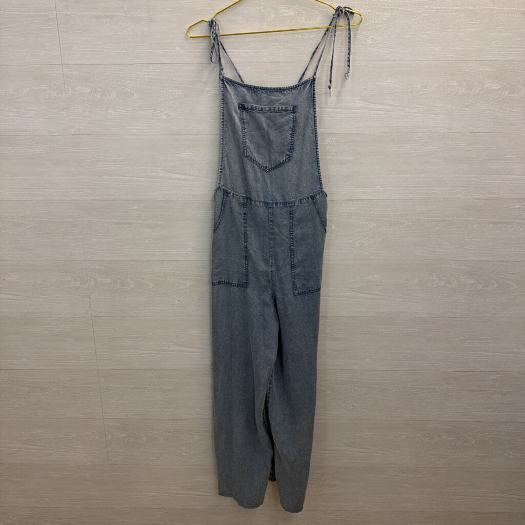 Veveret Blue Chambray Jumpsuit Medium