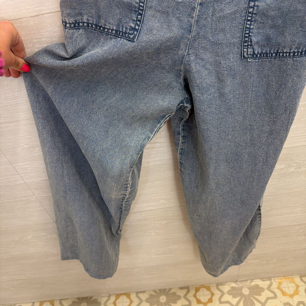 Veveret Blue Chambray Jumpsuit Medium
