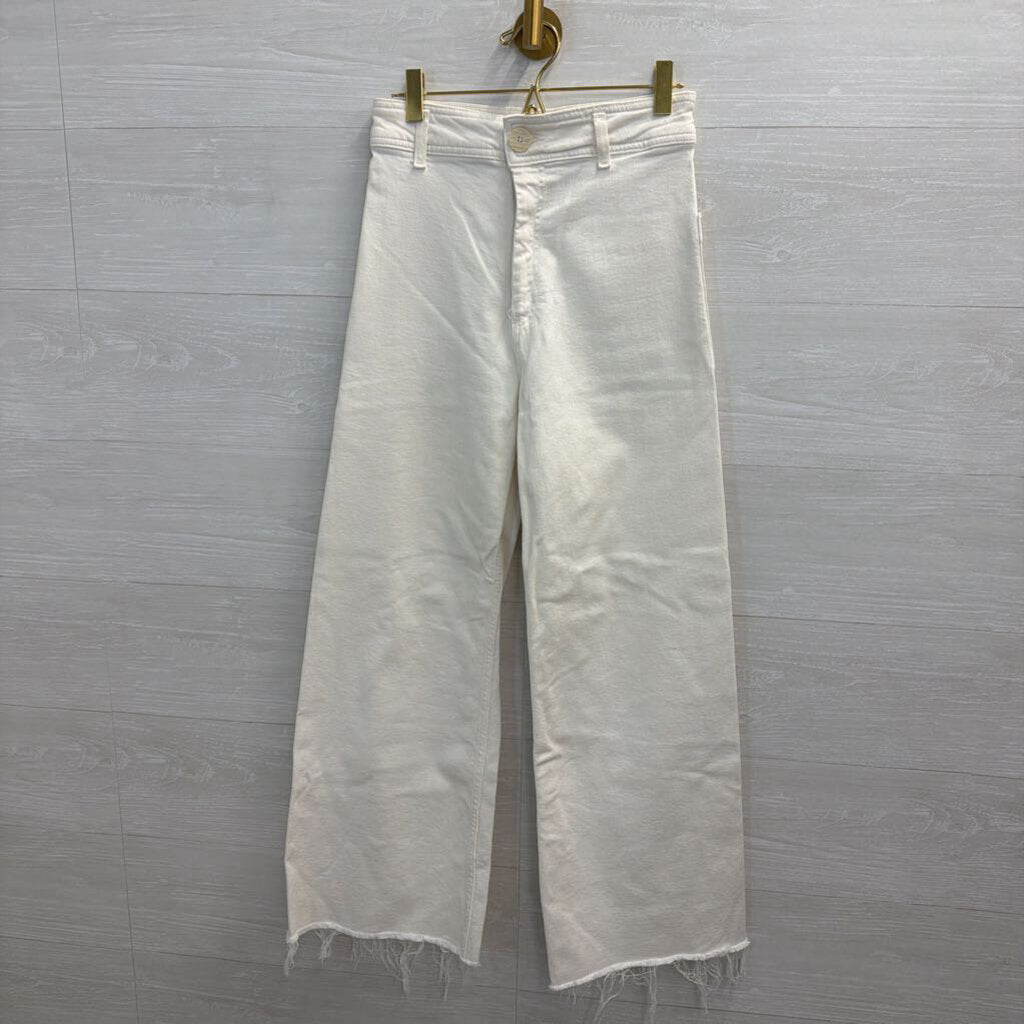 Zara White The Marine Straight Pants 2