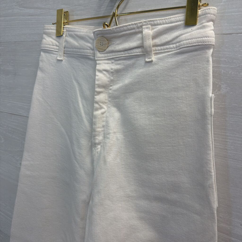 Zara White The Marine Straight Pants 2