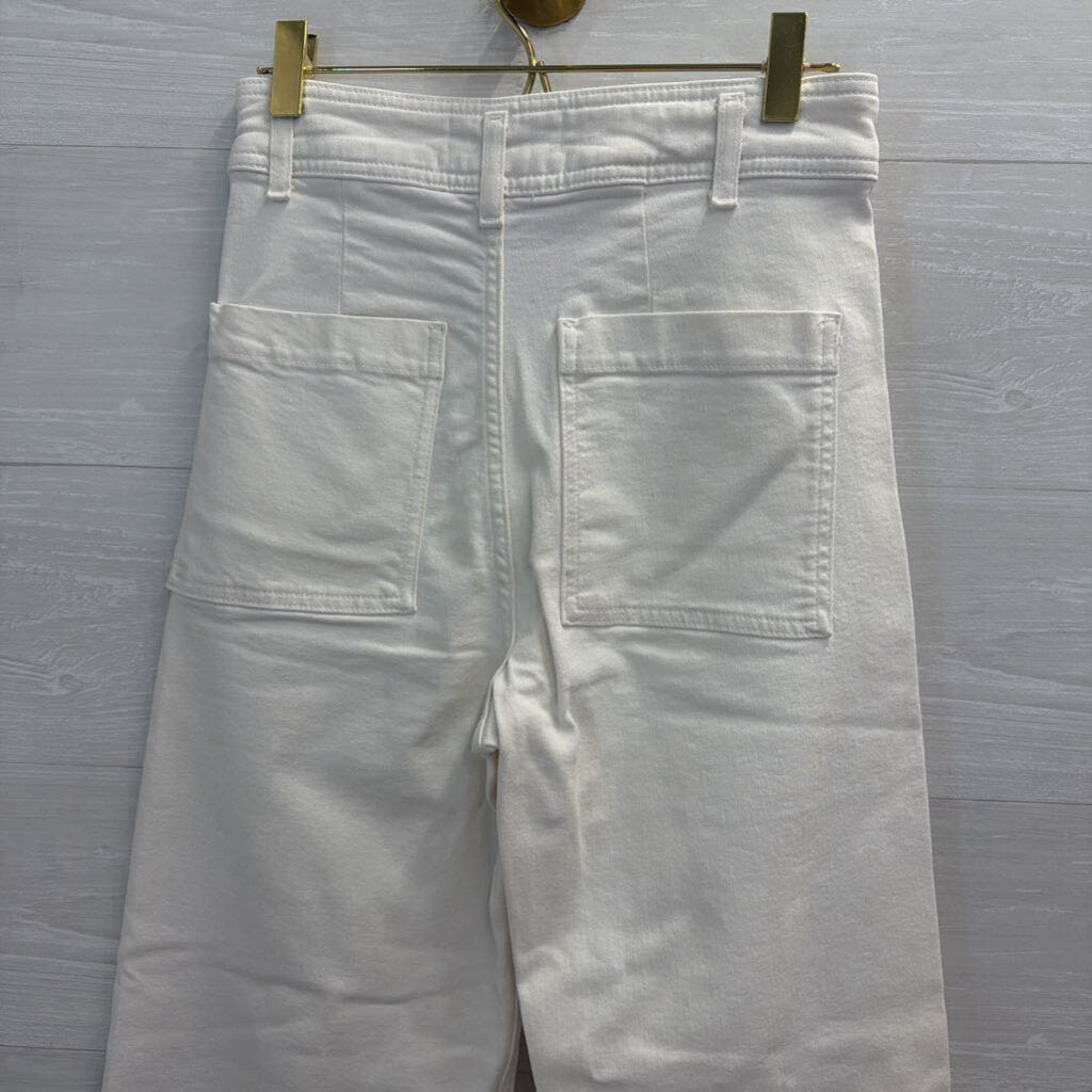 Zara White The Marine Straight Pants 2