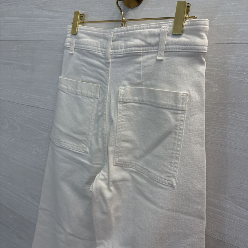 Zara White The Marine Straight Pants 2