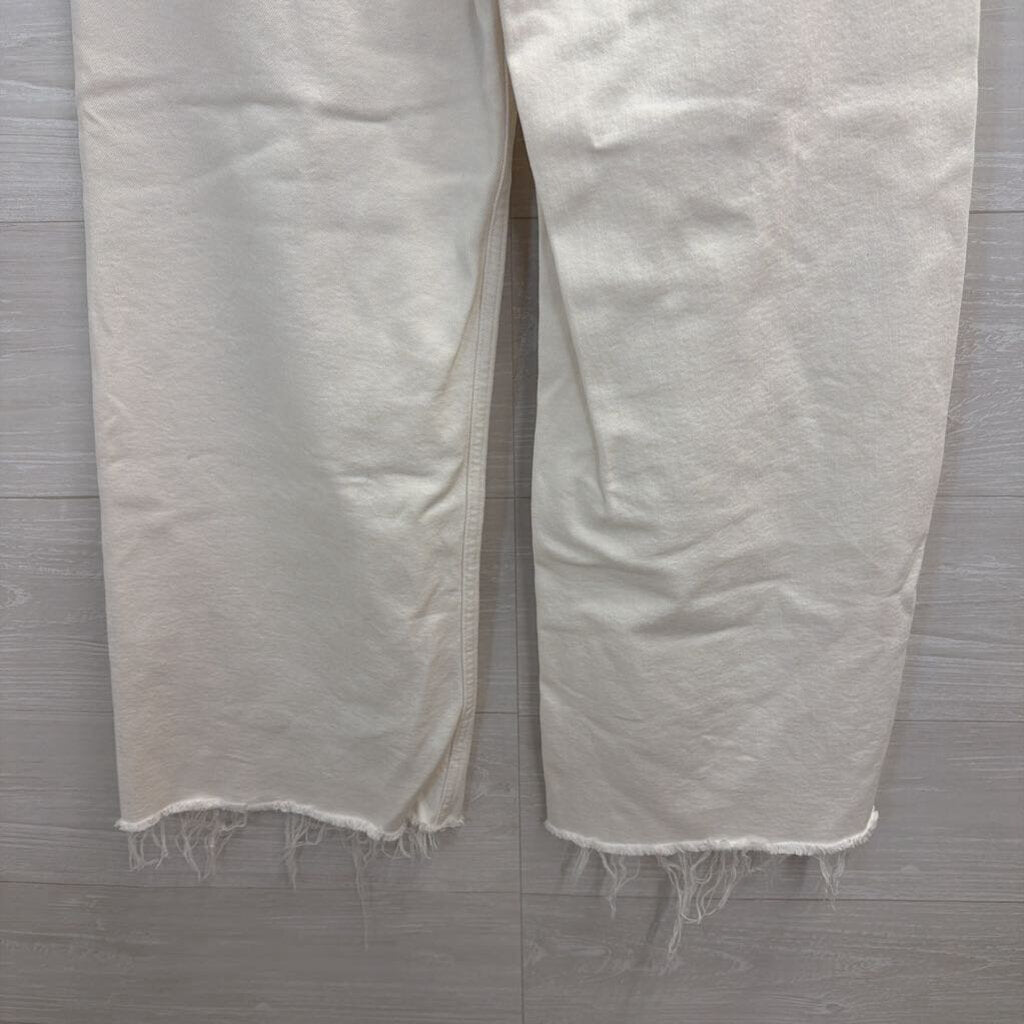 Zara White The Marine Straight Pants 2