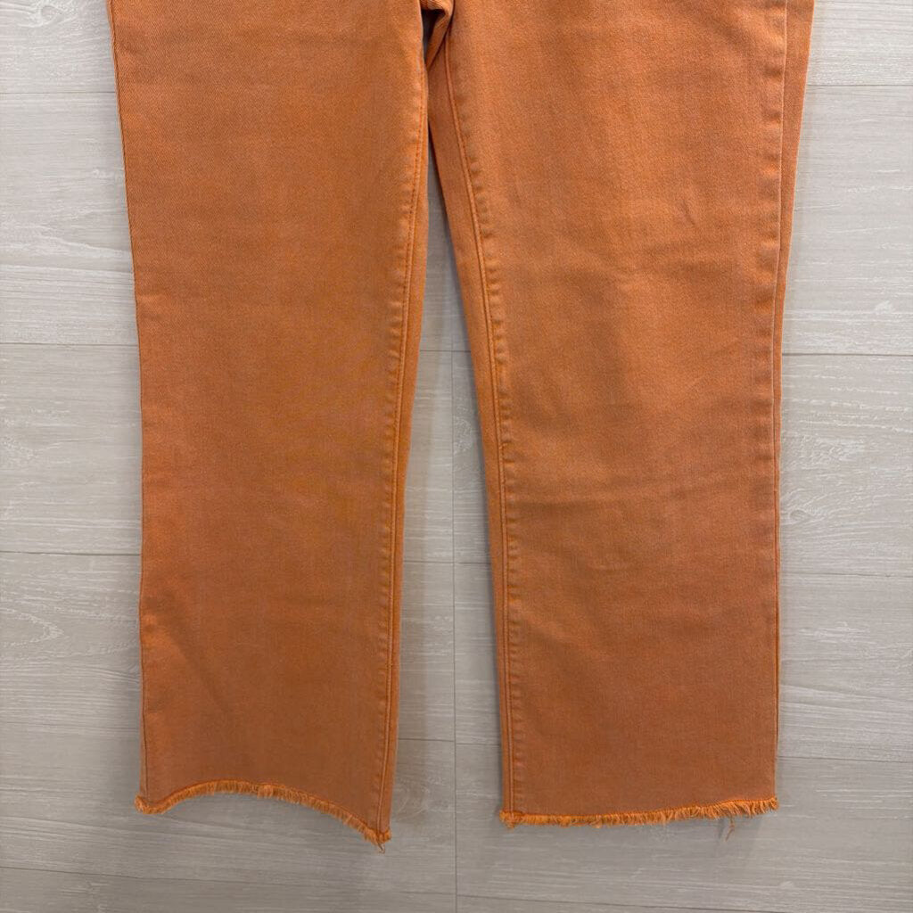 Zenana Orange Wide Leg Pants Medium