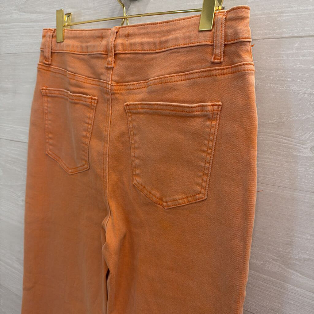 Zenana Orange Wide Leg Pants Medium