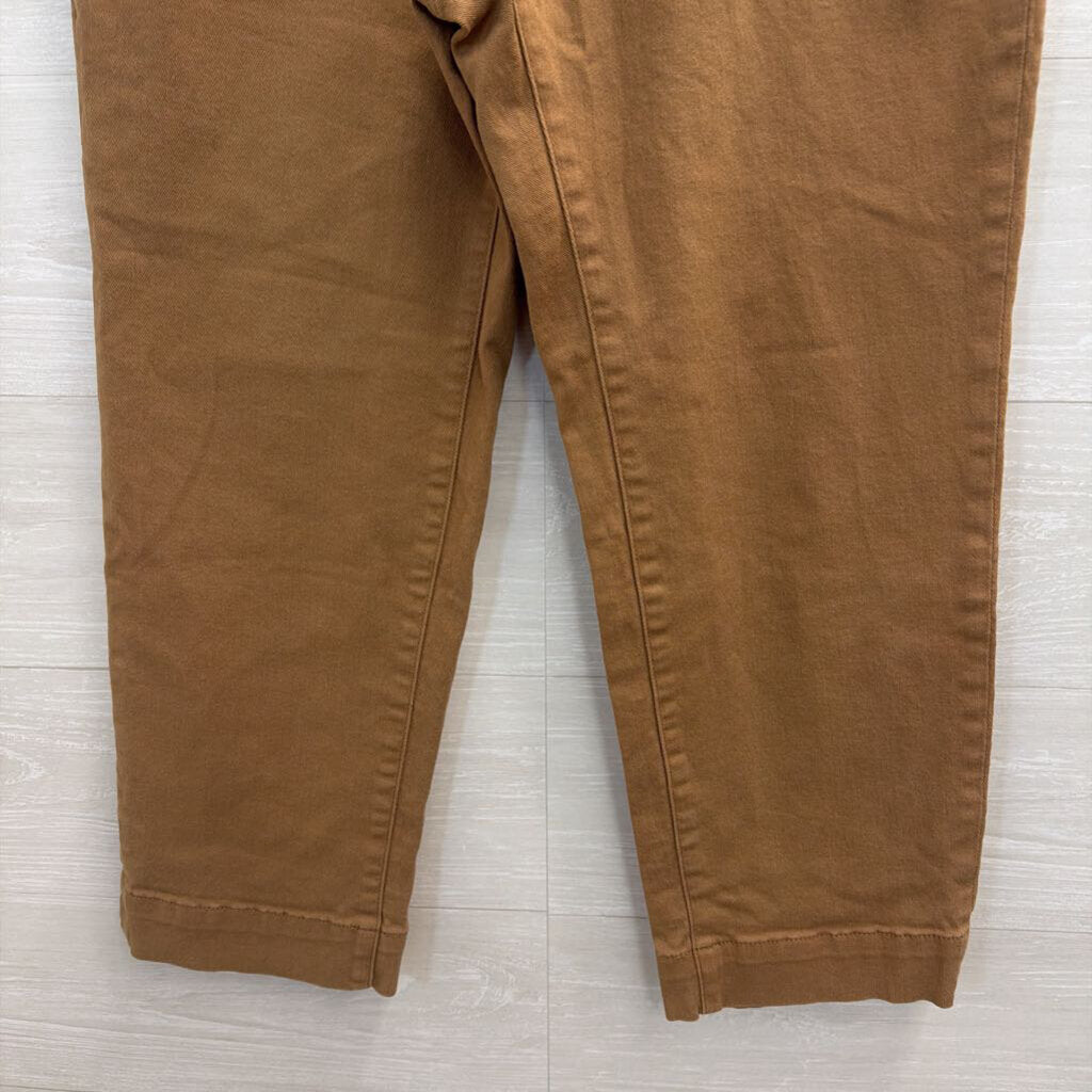 Everlane Brown Wide Leg High Waisted Pants 8
