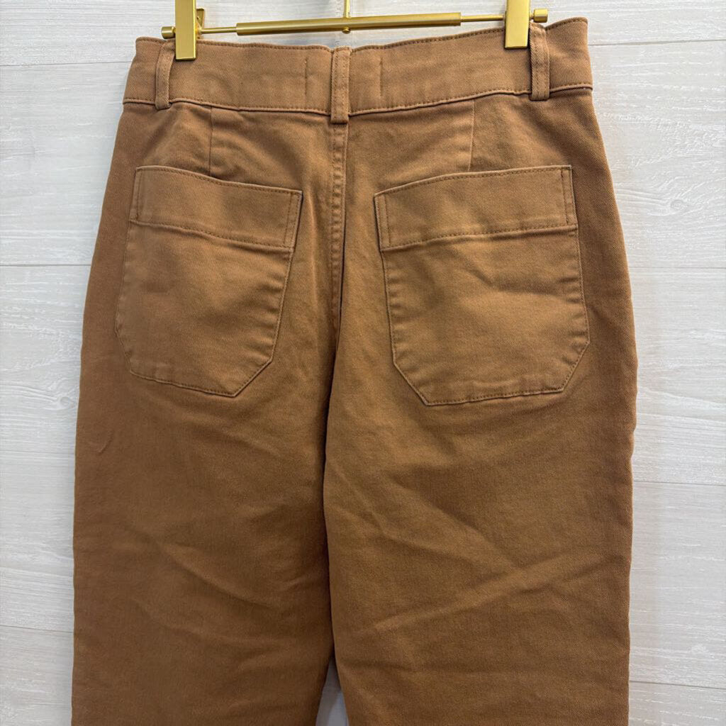 Everlane Brown Wide Leg High Waisted Pants 8