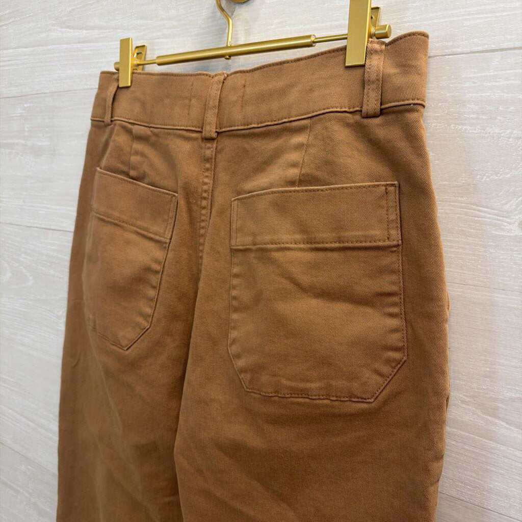 Everlane Brown Wide Leg High Waisted Pants 8