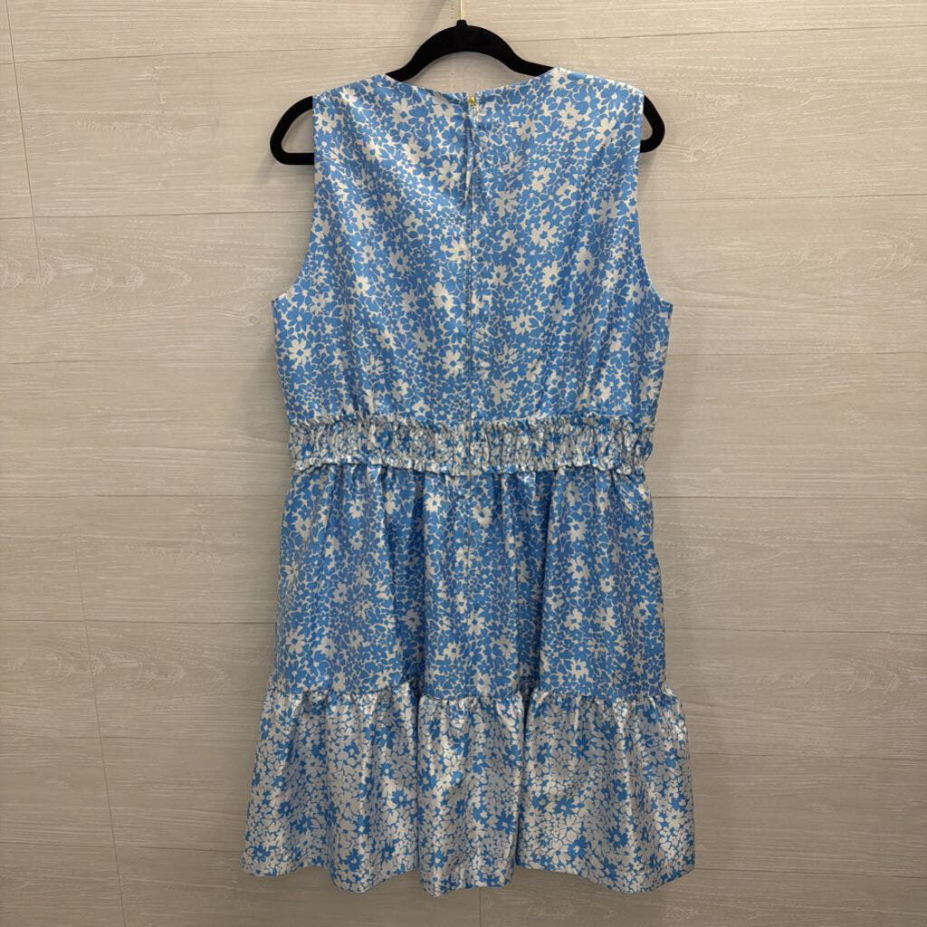 Lilly Pulitzer Blue/ White Print Sleeveless Dress 16