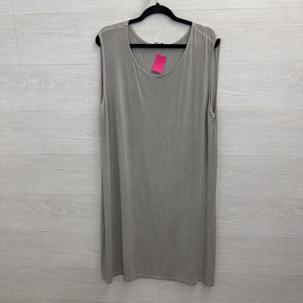 POL Grey Tank Shift Dress Large
