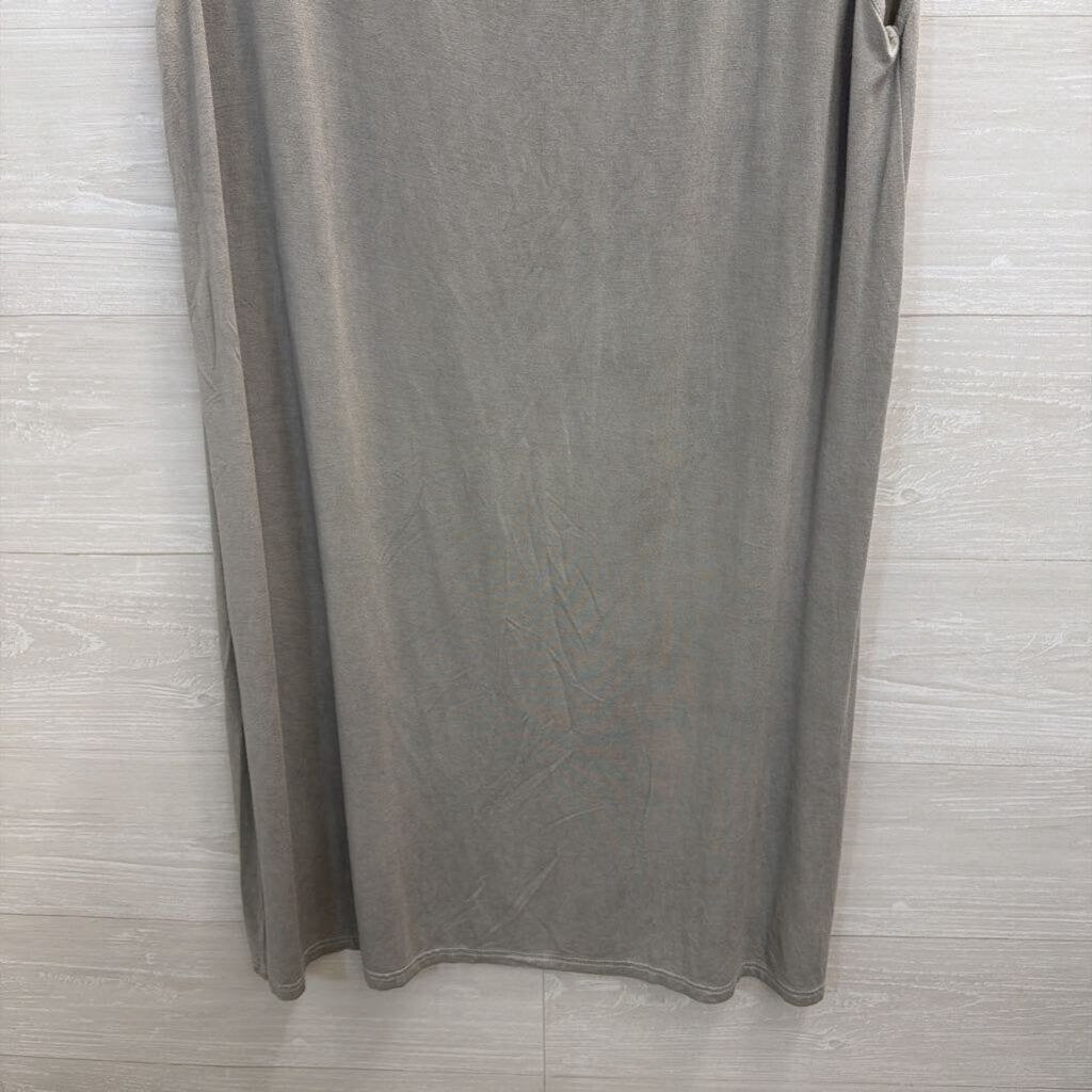 POL Grey Tank Shift Dress Large