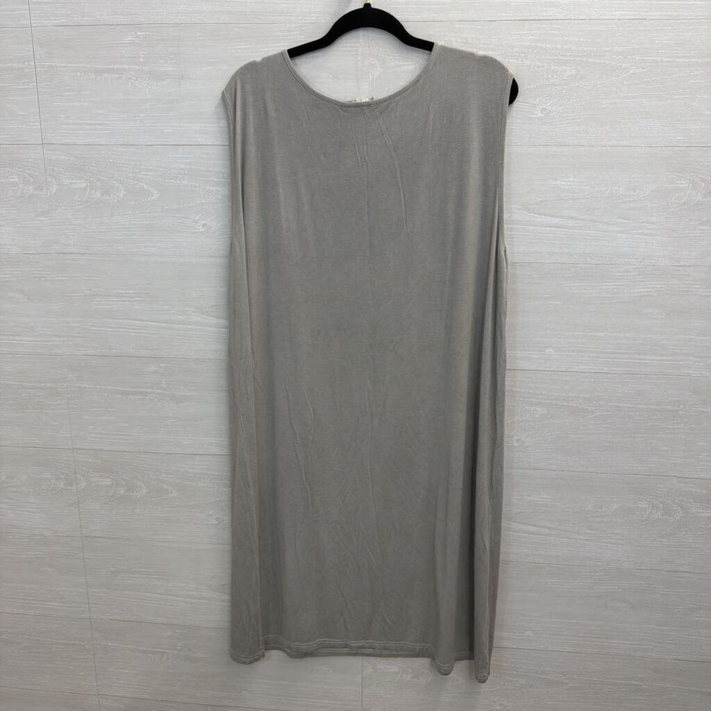 POL Grey Tank Shift Dress Large