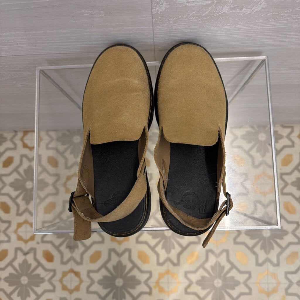Dr. Martens Brown Carlson Slingback Mules 7