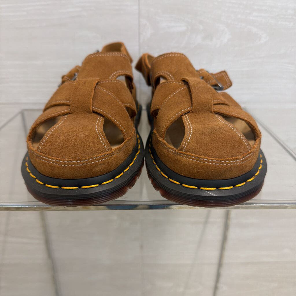 Dr. Martens Brown Suede Archive Fisherman Sandals 7