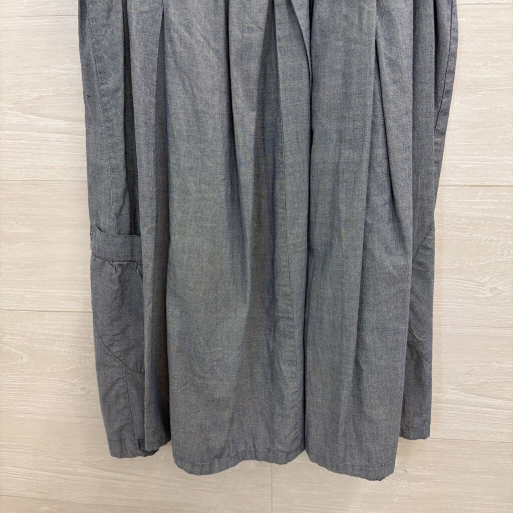 Atmosphere Blue 100% Cotton Button Detail Tunic Tank 8