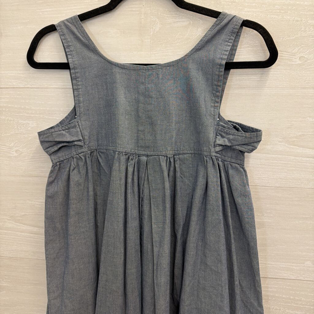 Atmosphere Blue 100% Cotton Button Detail Tunic Tank 8