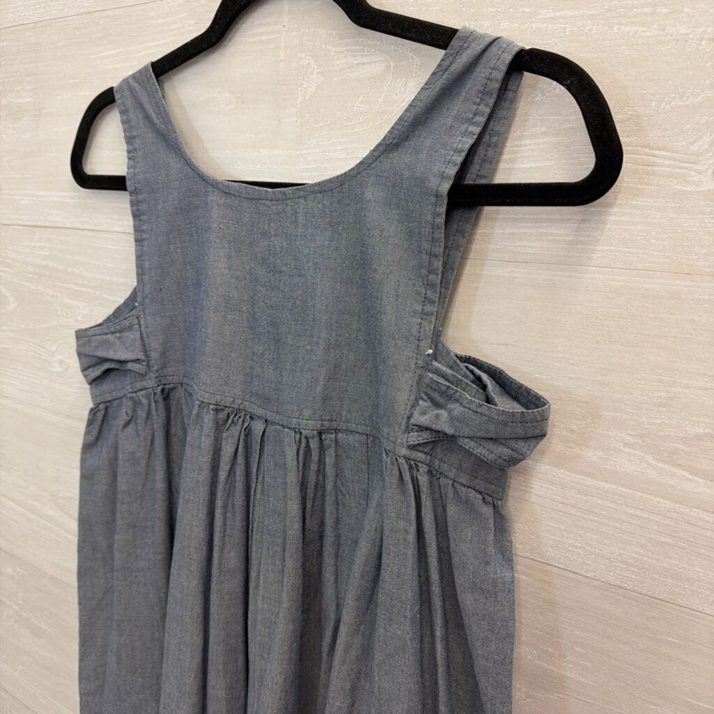 Atmosphere Blue 100% Cotton Button Detail Tunic Tank 8